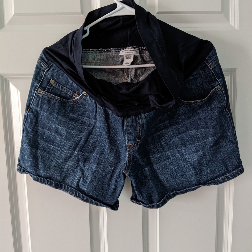 Maternity Jean Shorts